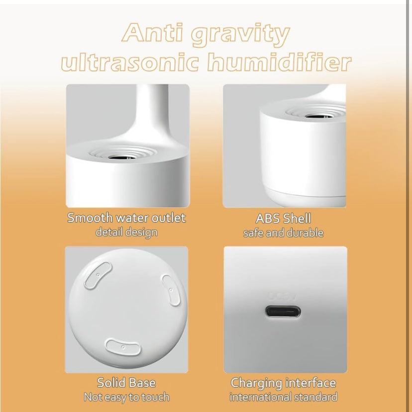 Anti Gravity ultrasonic bubble Humidifier Diffuser - Fugazi 