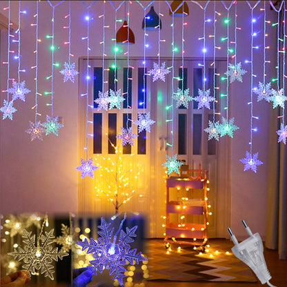 3.2M LED Christmas Fairy Lights with Stars, Deer, and Bells - Fugazi 