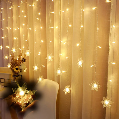 3.2M LED Christmas Fairy Lights with Stars, Deer, and Bells - Fugazi 