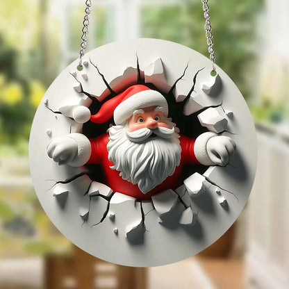 Acrylic Santa Claus Hanging Sign - Fugazi 