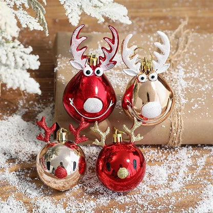 2pcs Elk Christmas Bauble Ornaments - Fugazi 